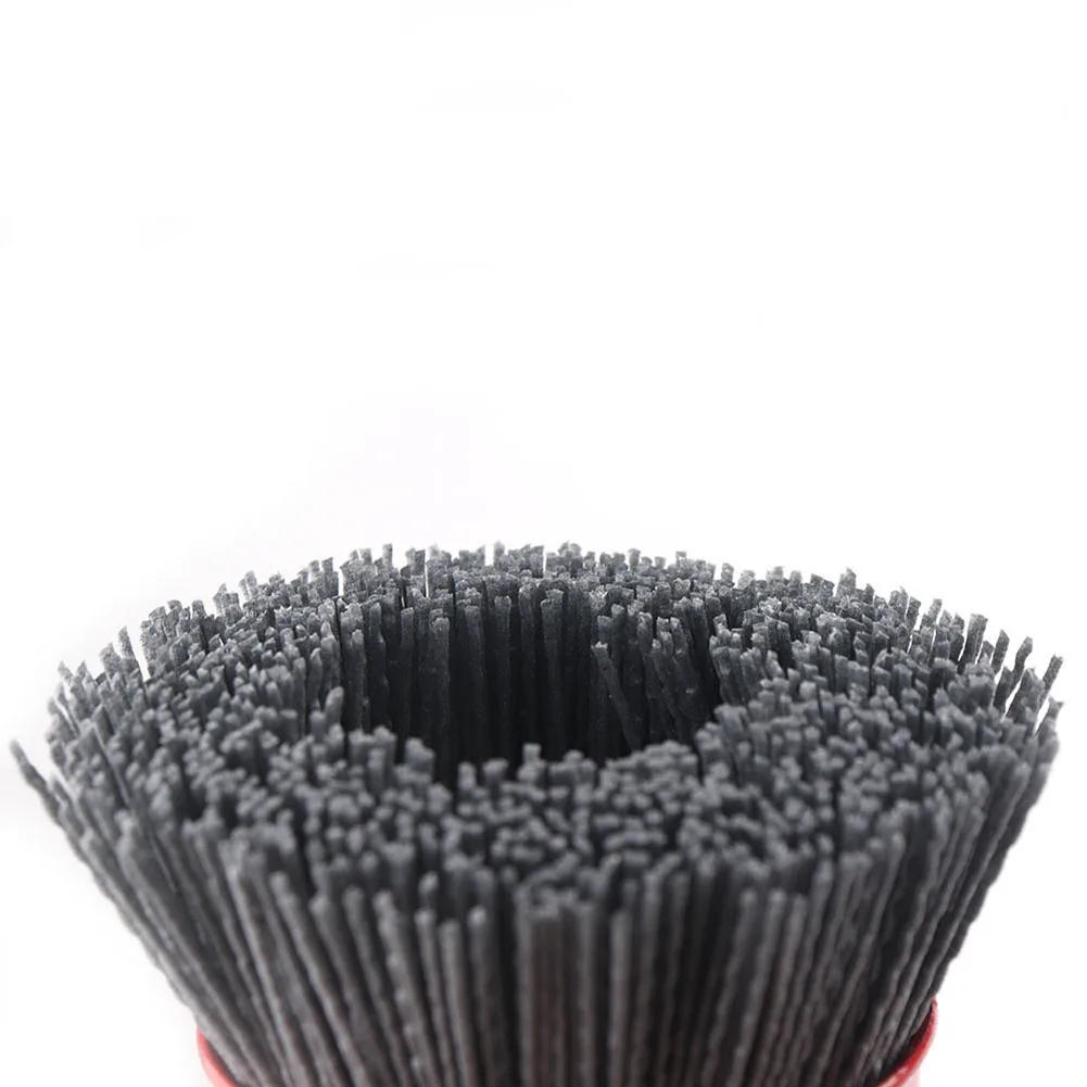 Wire Wheel Brush 100mm 4 Diameter 80 120 240grit Polishing Scrubbing 4Inch For Metal Wood Plastic Grout Removal