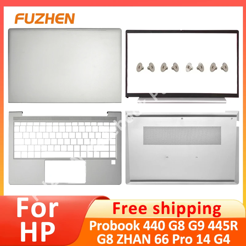 

NEW Laptop Case For HP Probook 440 G8 G9 445R G8 ZHAN 66 Pro 14 G4 Laptop LCD Back Cover Front Bezel Palmerst Lower Bottom Case