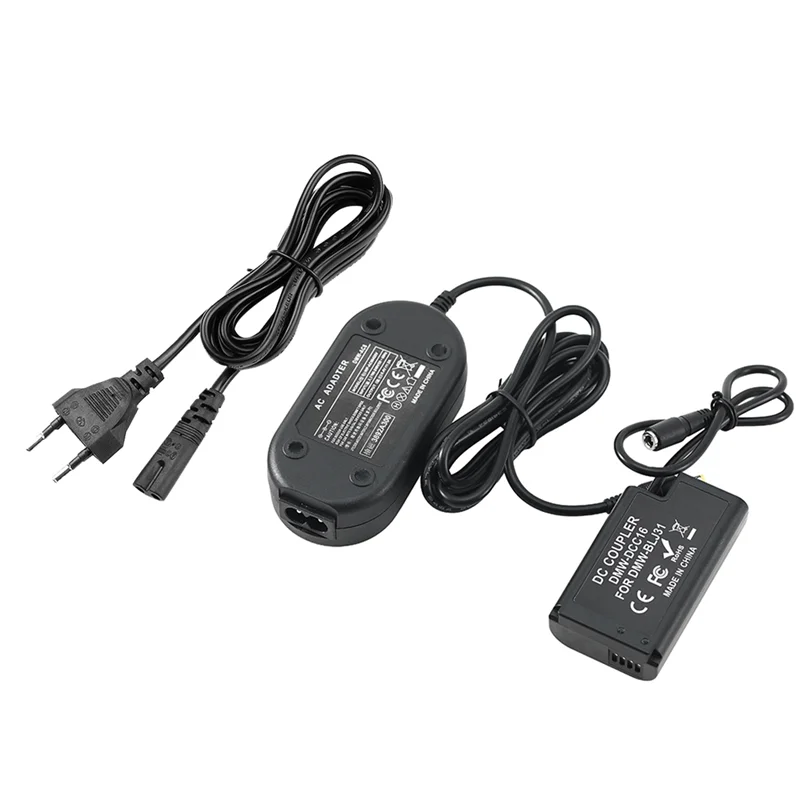 DMW-BLJ31 DCC16 Dummy Battery for Panasonic S1 S1H S1R Camera Dummy Coupler Power Cable EU Plug