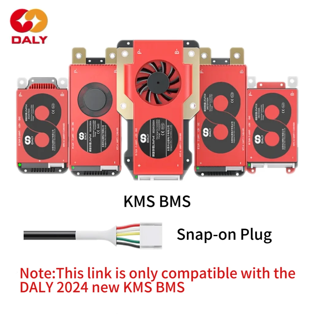 Daly Smart NEW 2024 KMS BMS Accessories Bluetooth WIFI Module 4.3 inch LCD Screen UART RS485 Cable Inverter Communication Board