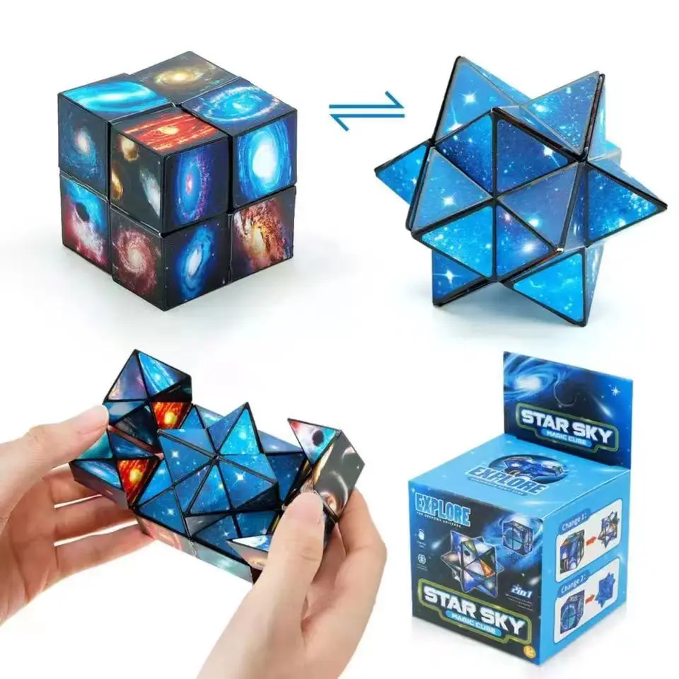 

Бесконечная 3D-игрушка-головоломка 2-в-куб, детская игрушка Eonal Str Relief, Астраль, универсальная игрушка для детей старше 4 лет