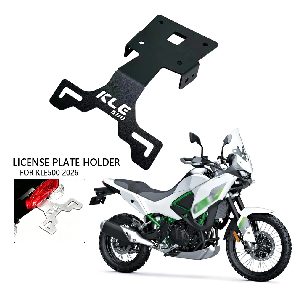 Passend für Kawasaki KLE500 KLE 500 2026 Motorräder Kennzeichenhalter Halterung Heckabdeckung Kotflügel-Entferner