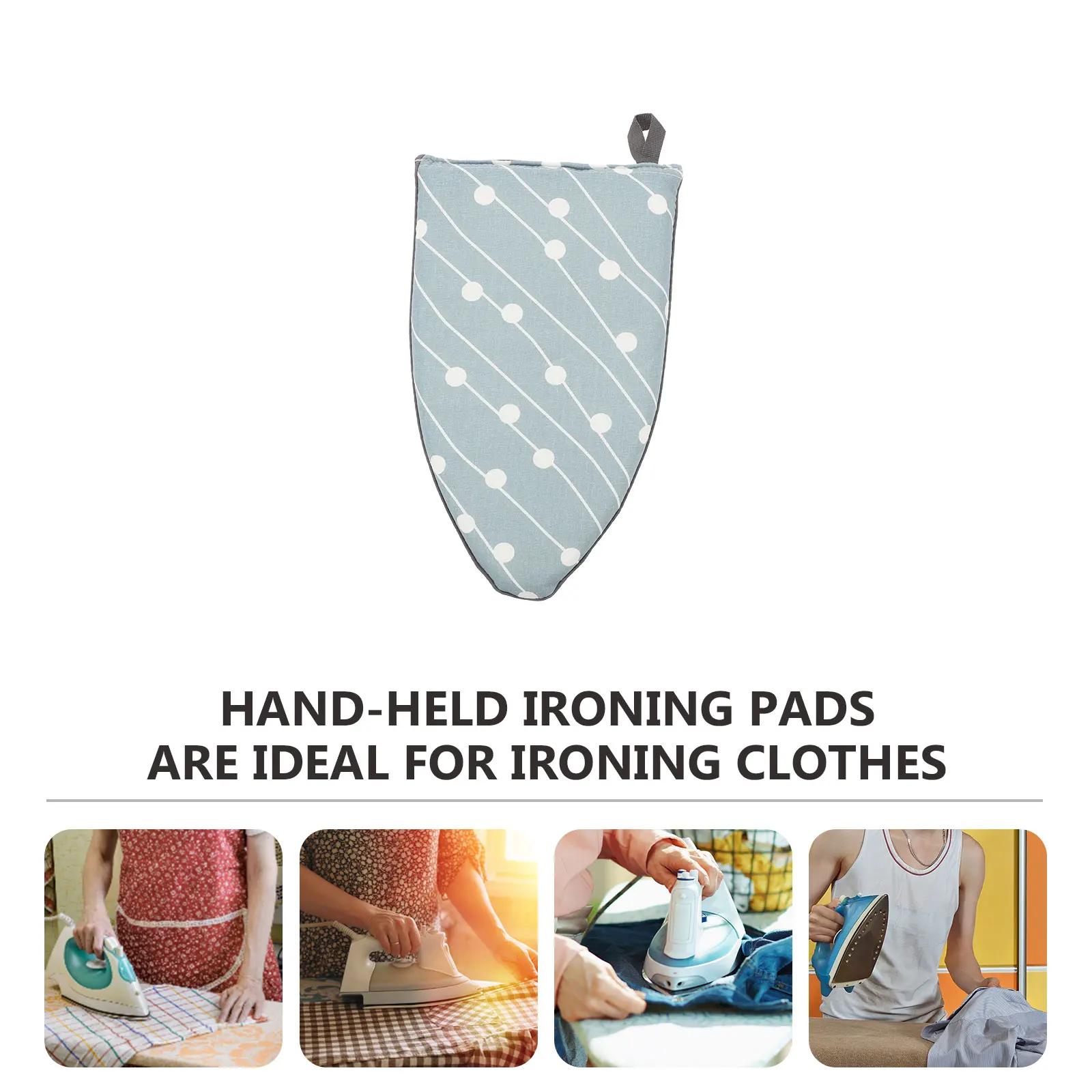 

Handheld Ironing Mat High Temperature Resistant Thickened Sponge Portable Household Steamer Backing Board Mini Ironing Cushion