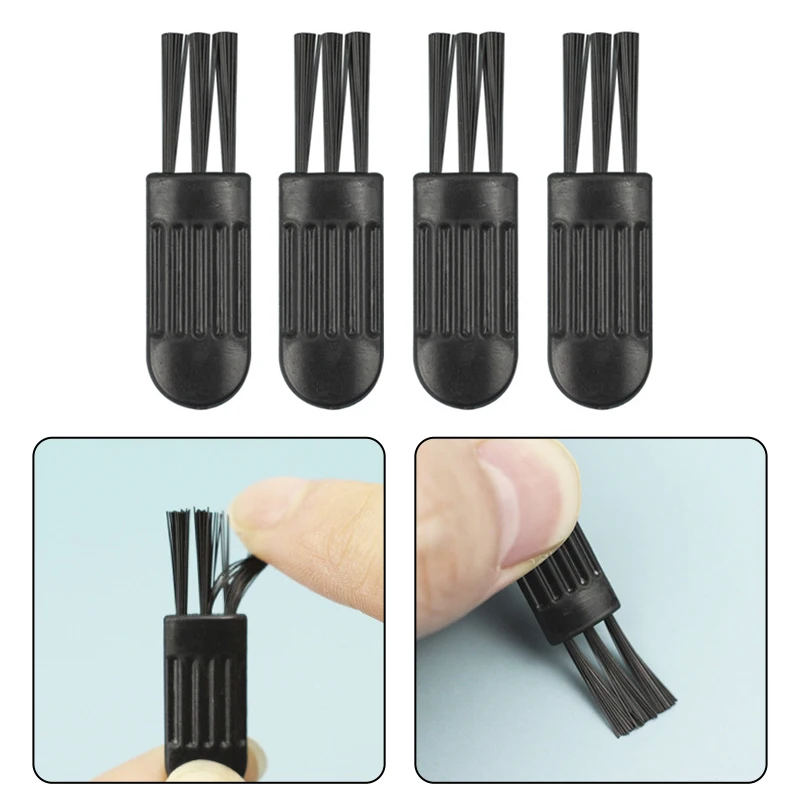10Pcs 3.5ซม.สีดำขนาดเล็กแปรงมีดโกนแปรงทำความสะอาดคีย์บอร์ดไนลอนพลาสติกขนาดเล็กแปรงคอมพิวเตอร์แป้นพิมพ์ป้องกันฝุ่นอุปกรณ์กำจัด