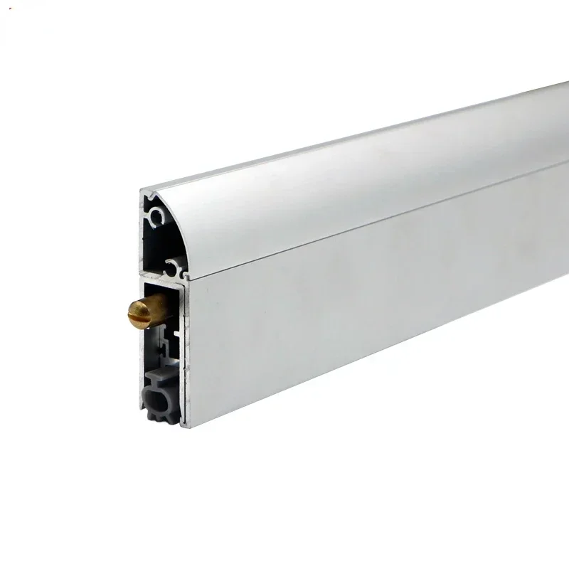 Hot SalesSurface Mounted Screw Fixed Type Door Bottom Seals Aluminum Auto Drop Down Door Weather Stripping Weatherstrips 915mm