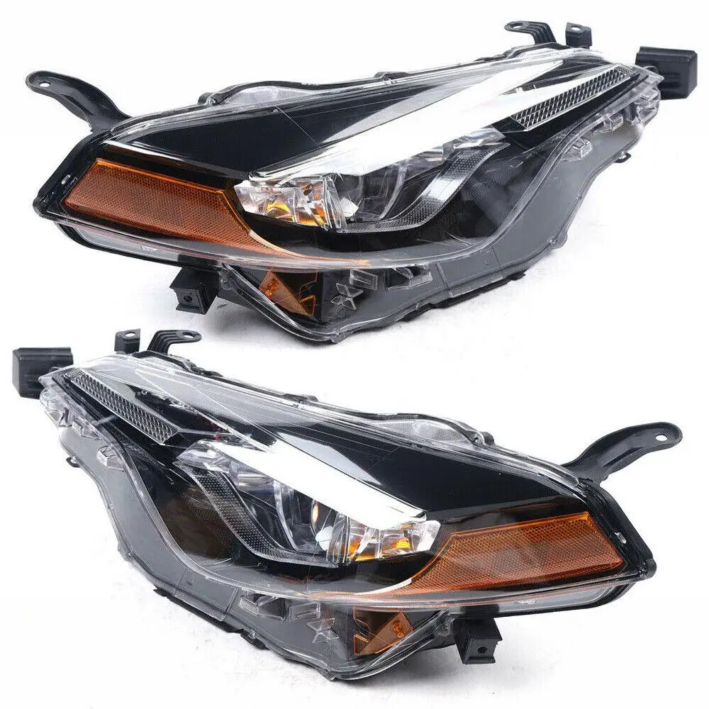 For Toyota Corolla LE CE Sedan 2017 2018 2019 1.8L Pair LED Headlights Headlamps   Left & Right 8115002M70 8111002M70