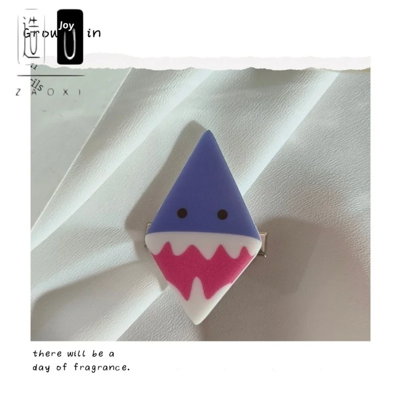 Gawugula Virtual Anchor Vtuber Acrilico Shark Clip per capelli Accessorio cosplay per fan e collezionisti anime