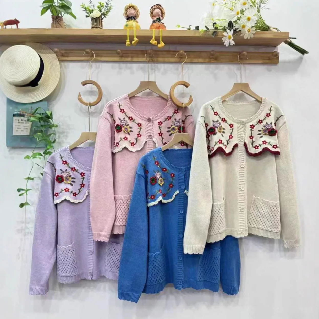 

Enianechu Mori Kei, одежда, рождественский свитер, жилет для женщин, зима-осень, японский стиль, кардиган без рукавов с вышивкой ручной работы