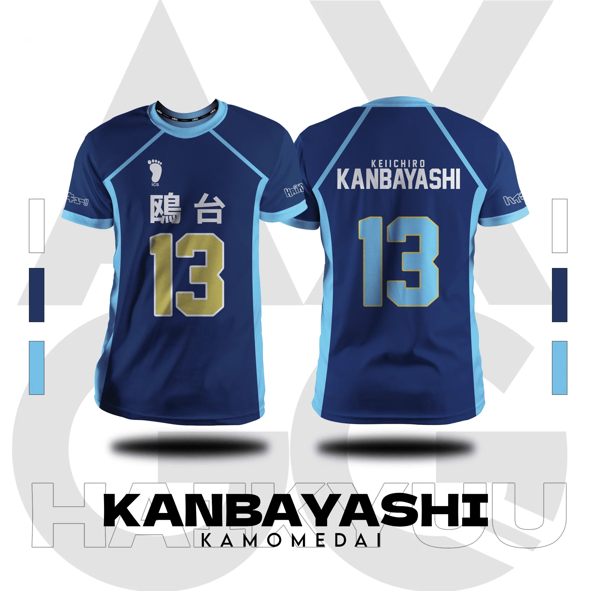HaikyuuMen Jersey 3D Print Sports T-shirts Summer Short Sleeve Kid Cartoon Anime Y2k Top Volleyball Tees - view 5