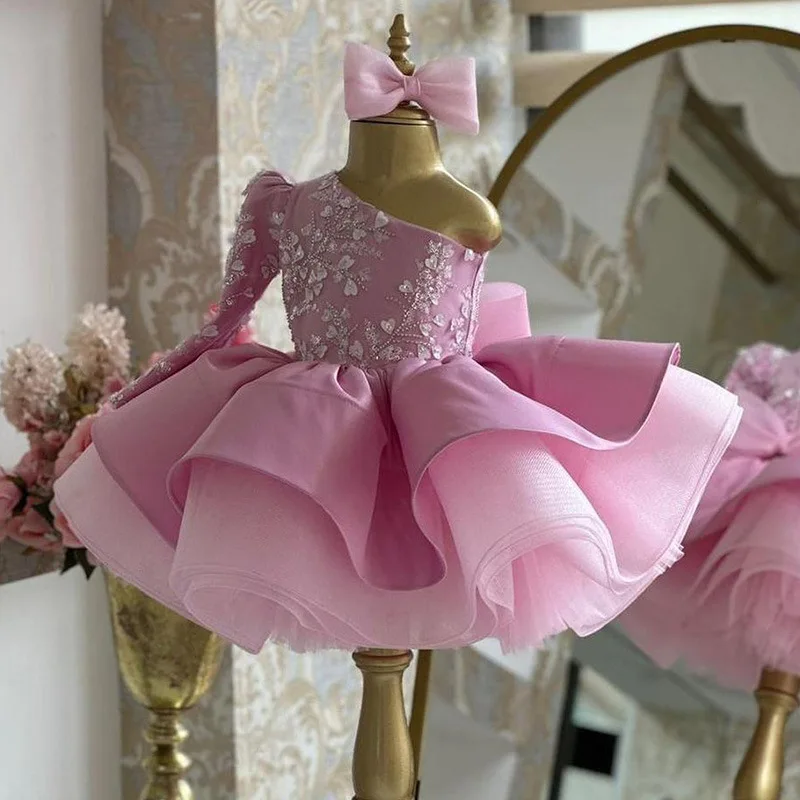 

Многослойная пышная юбка, платье для выступлений с односторонними рукавами и вышивкой, пышная юбка из сетки, наряд для подиума