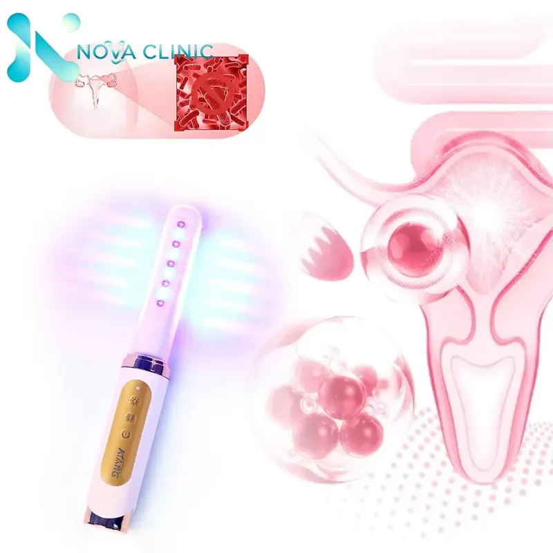 RCW Advanced Yoni Tightening Therapy Machine with 650nm Red Blue Light and Vibration for Intimate Care