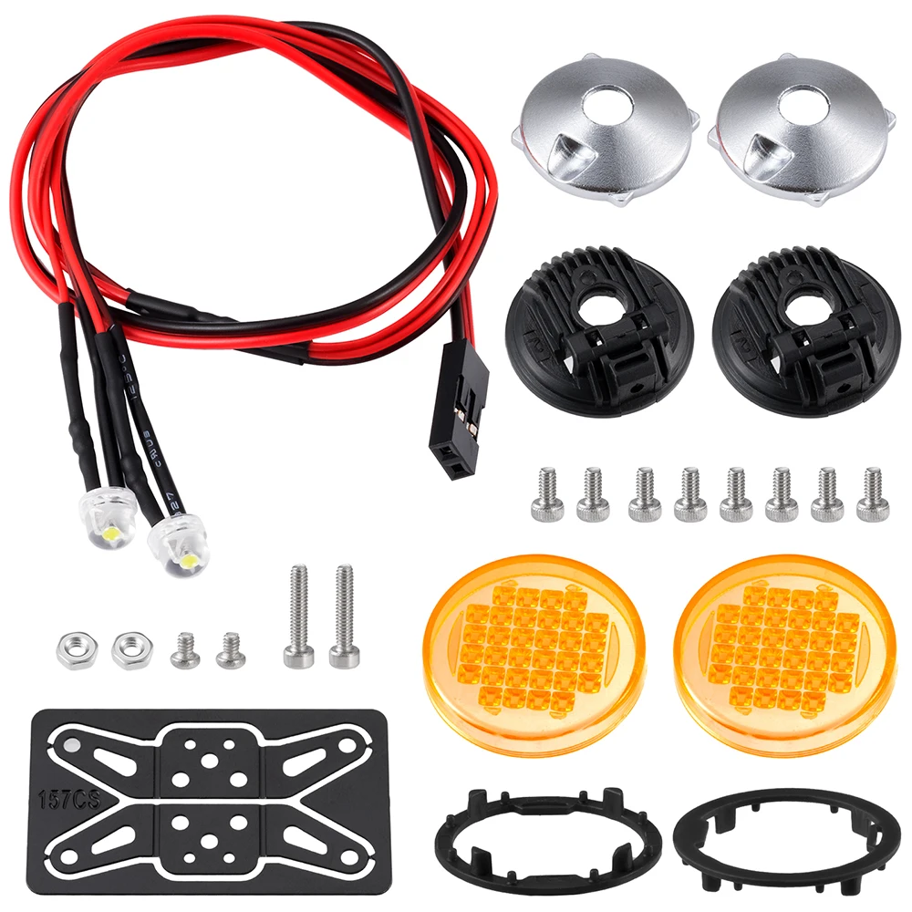AXSPEED 1Set LED Lichter Scheinwerfer Scheinwerfer für TRX-4 TRX-6 Axial SCX10 90046 Wraith 1/10 RC Auto Dekoration Teile Zubehör – Detail 38