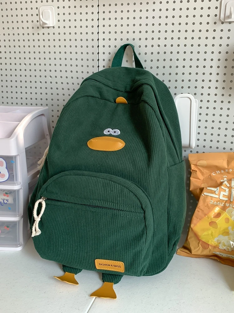Grande capacità Duling Cartoon Bapa per ragazze Studenti delle scuole primarie e superiori Versione coreana Borsa a doppia spalla Elementa...