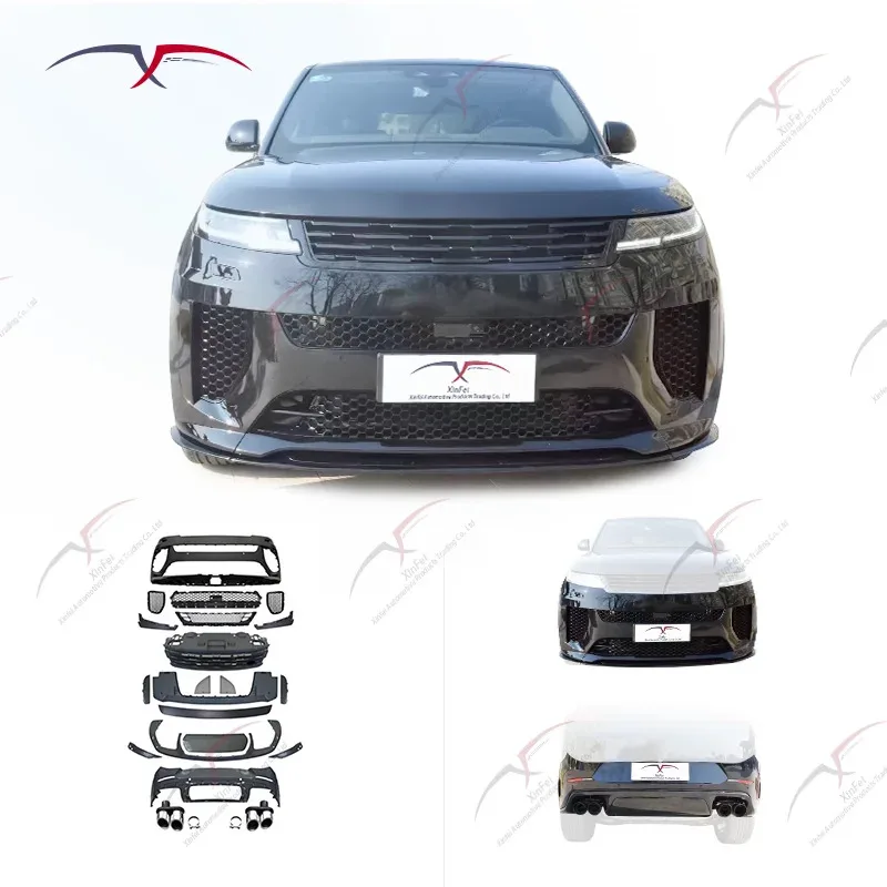 

Exterior Modification Parts for Range Rover Sport Body Kit Upgraded SV Style Car Bumpers Front Lip Grill Rear Bumper 2023-2024