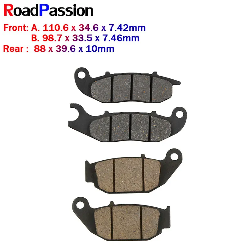 Motorcycle Brake Pads Disks Front Rear For HONDA CRF250L CRF250 L CRF 250 ABS CRF250M CRF250 M CRF250Rally CRF250 Rally