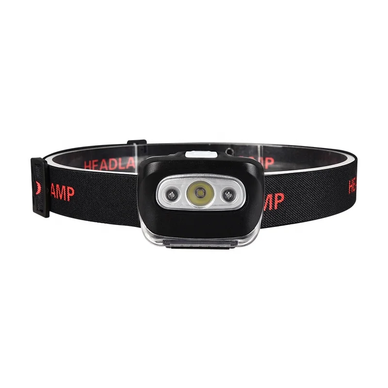 

Портативный водонепроницаемый светодиодный налобный фонарь, красный предупредительный световой светильник, регулируемая батарея, головной фонарь, налобный фонарь AAA или перезаряжаемый