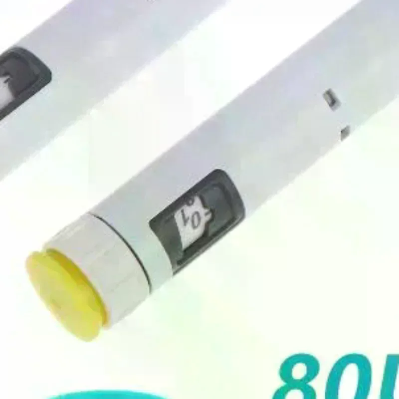 1*Dose Medication Injection Pen Set Lancing Pen Disposable Insulin Syringe Perfect For Home Blood Glucose Testing Diabetic Care
