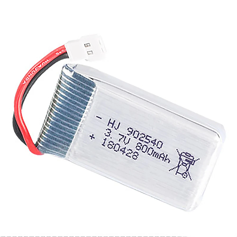 Batería Lipo de 3,7 V, 800mAh, 902540, para Syma X5, X5C, X5SC, X5SW, TK, M68, MJX, X705C, SG600, RC, Quadcopter, Drone, accesorios, 3,7 V