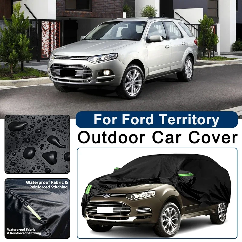 

Outdoor Car Cover Waterproof Dustproof UV Sun Protection, Full Car Protector Exterior Accessories For Ford Territory 2004-2026