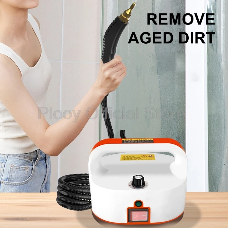 110/220V 1500W Steam Cleaner 1.2L 3.5Bar High Pressure Washer 100℃ Portable Jet Washer Machine for Carpet Home Kitchen Bathroom