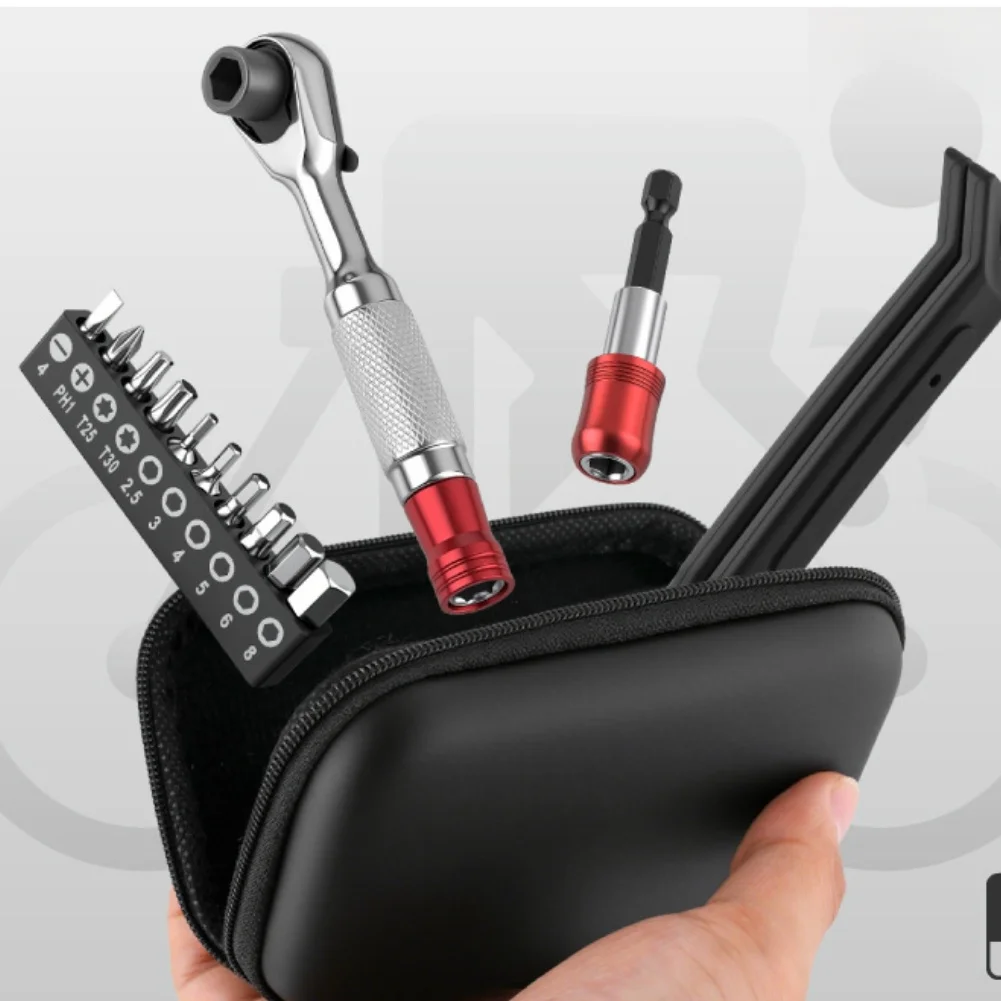 

10 PCS Bicycles Tool Set: Multi-function Bicycles Repair Kit Ratchet Wrench Repair Tool Set, Sockets, Cycling Repair Accessories