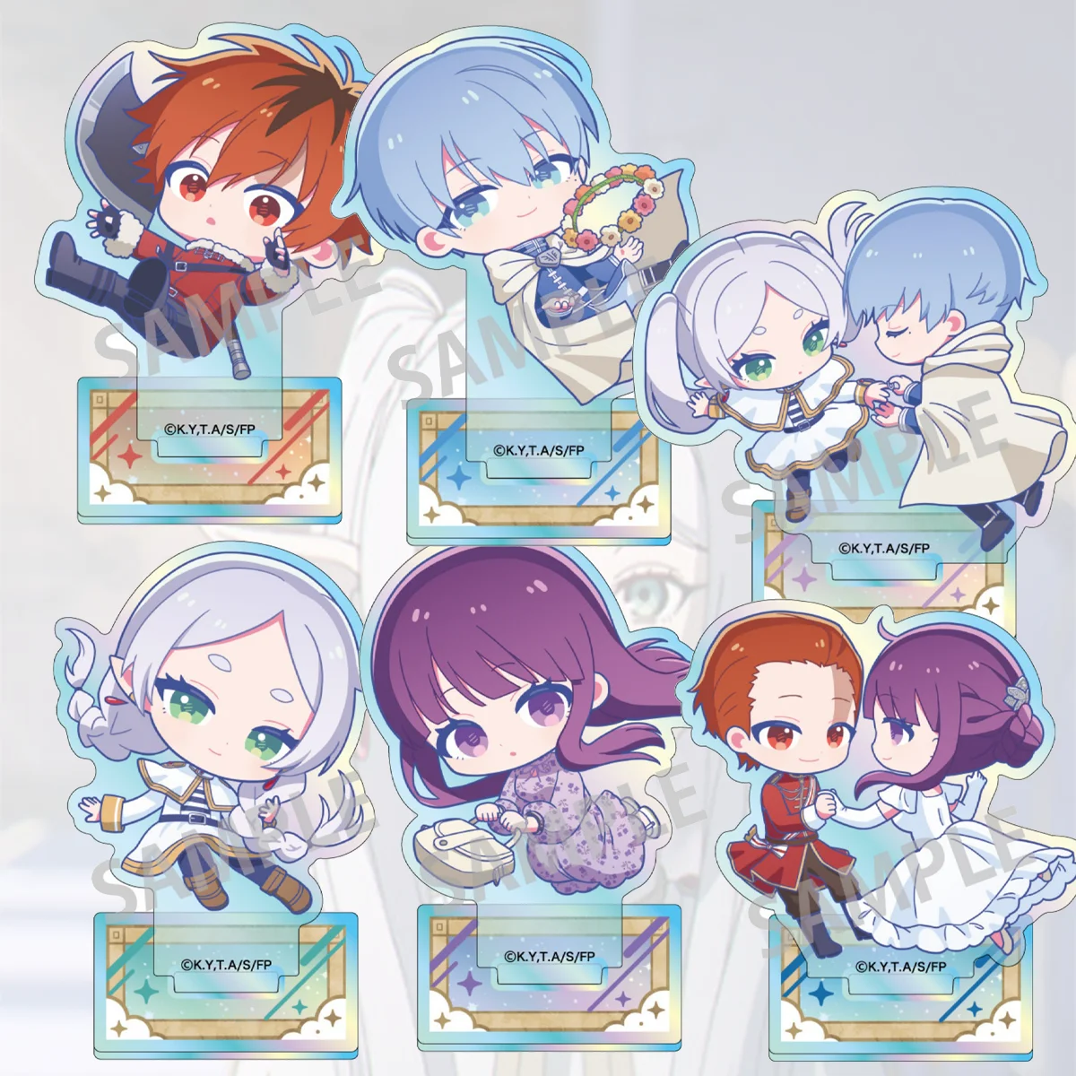 Anime Sousou no Frieren 10cm Acrylic Stand Stark Himmel Holiday Gift Independence Day Cabinet Fantasy Manga keychain Figure
