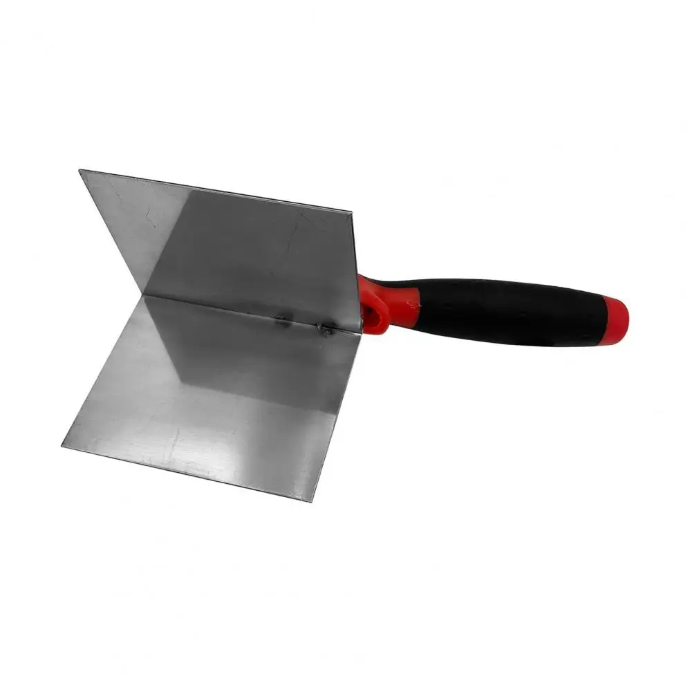 Forged Handle Trowel 2pcs Stainless Steel Drywall Corner Trowel Set Ergonomic Soft Grip Masonry Tools Exterior for Precision