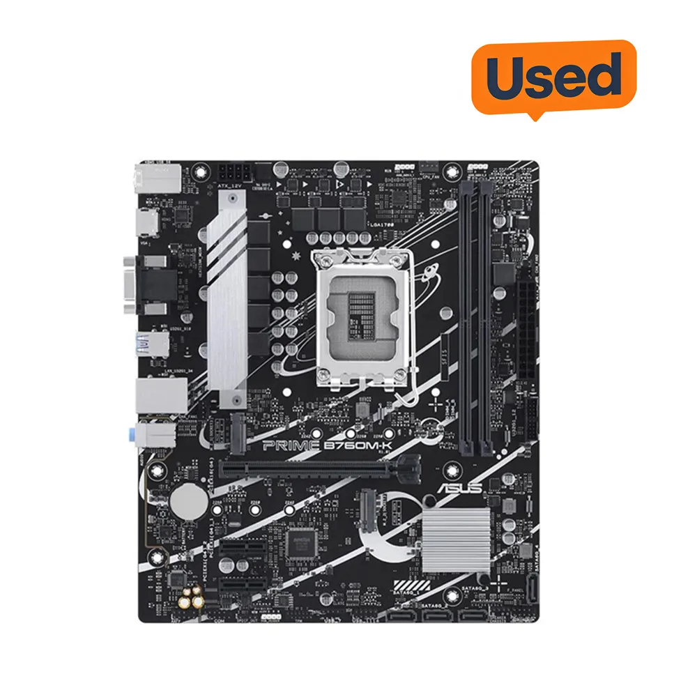 ASUS PRIME B760M-K Motherboard DDR5 Support 12th 13th Gen Intel Core I7 I5 I3 Pentium Celeron LGA 1700 CPU Socket ATX Form Facto