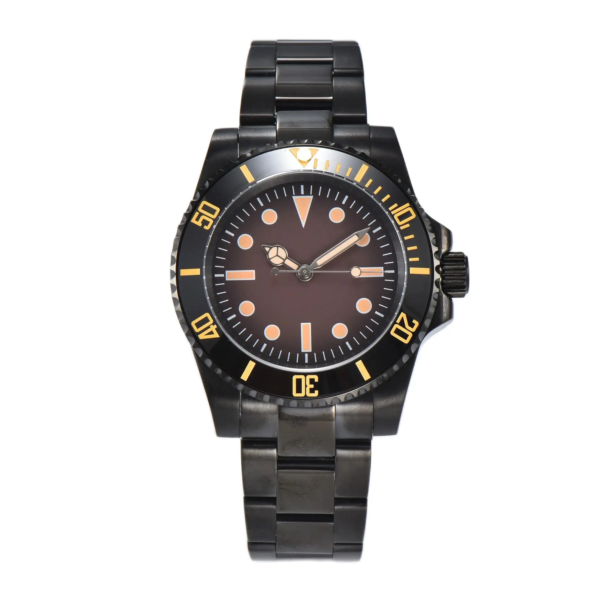 

PARNSRPE 40MM NH35A 20bar Men's automatic diving watch Bracelet 3.8 Crown sapphire crystal Luminous pointer