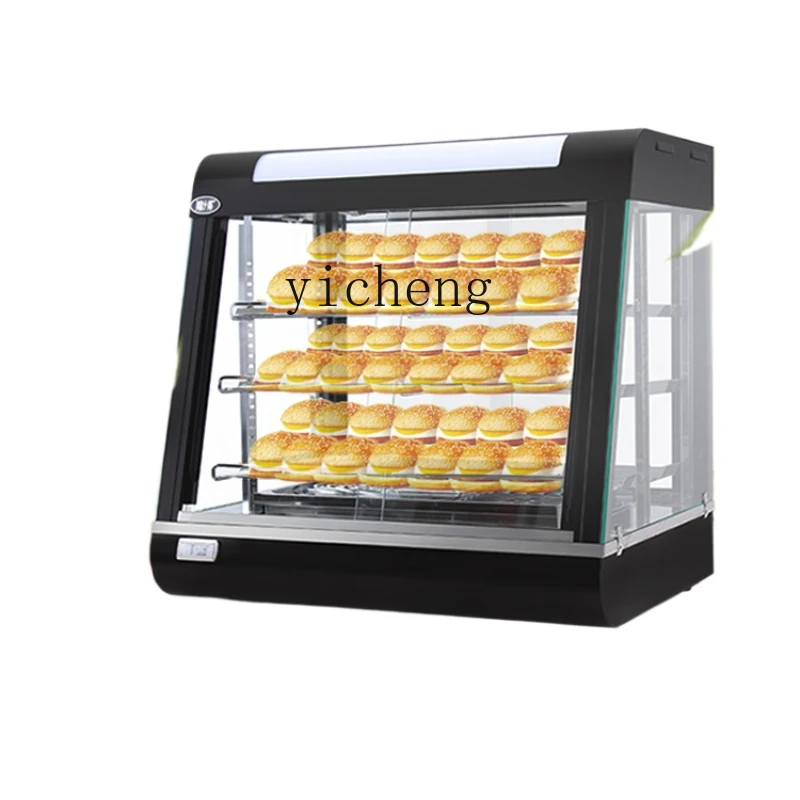 ZK Insulated Display Cabinet Hamburger Cooked Food Desktop Heating Thermostat Showcase