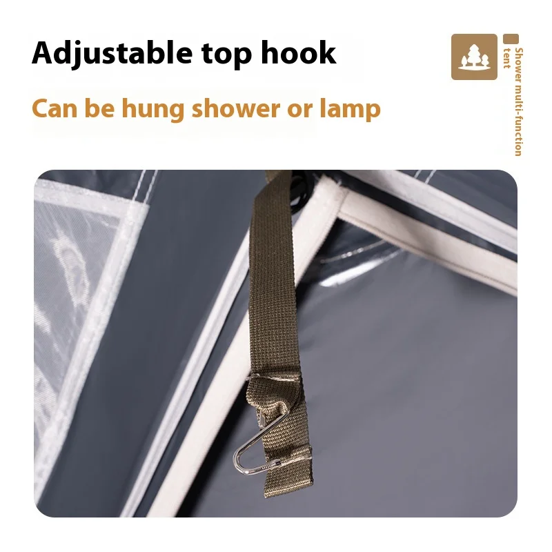 Mobi Garden Summer Outdoor Portable Pop-Up Waterproof Multi-Function Shower Tent for 1 Person Camping