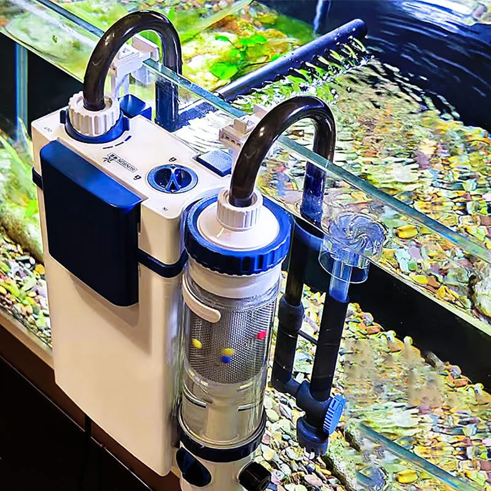 

220 В бесшумная система фильтрации аквариума, оксигенационная интегрированная машина для очистки воды, настенный туалет для рыб