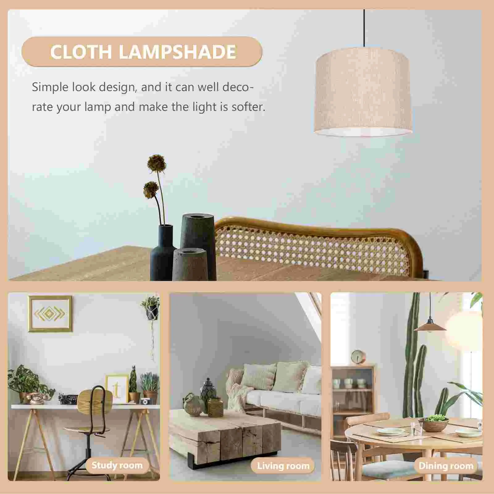 Lampenkap Kroonluchter Tinten Licht Klein voor Tafellinnen Covers Clip op Plafond Decor