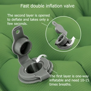 Nệm không khí tự nhiên cho trại, siêu nhẹ, không thấm nước, nylon, bơm hơi, di động, phòng ngủ, đi bộ đường dài, đệm dã ngoại 12 Nệm bán hàng chính Naturehike cặp đôi - №2