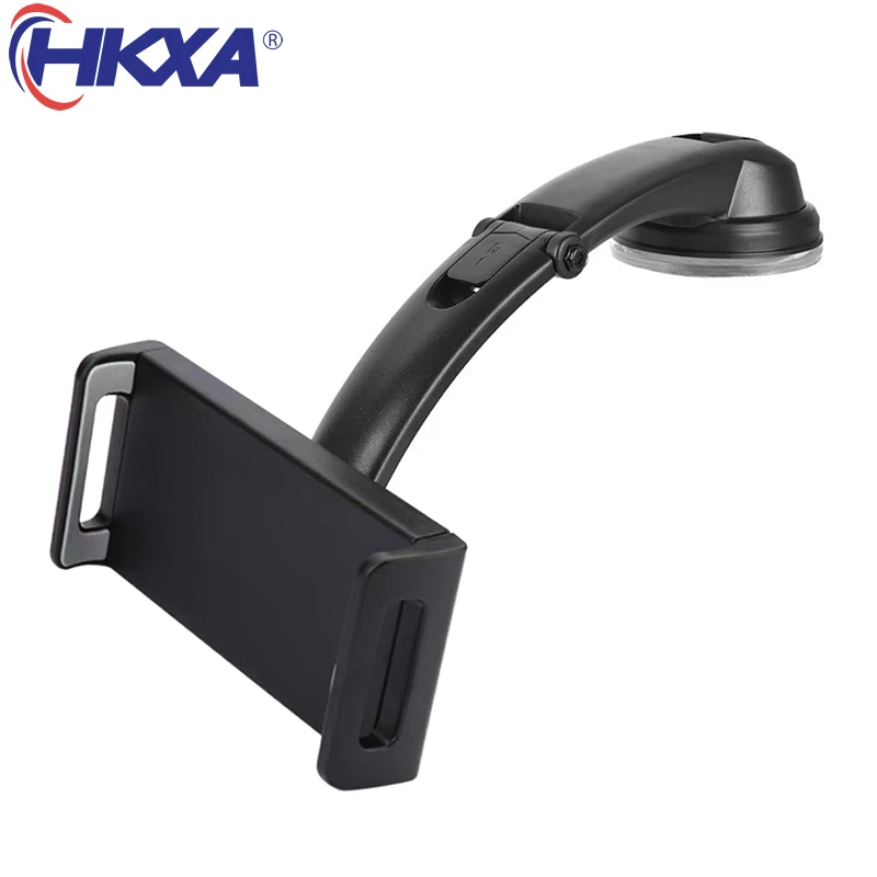 Car Tablet Holder Suction Cup Mount with 17mm Ball Supports for Tablet Vehicle Windshields for 4-13