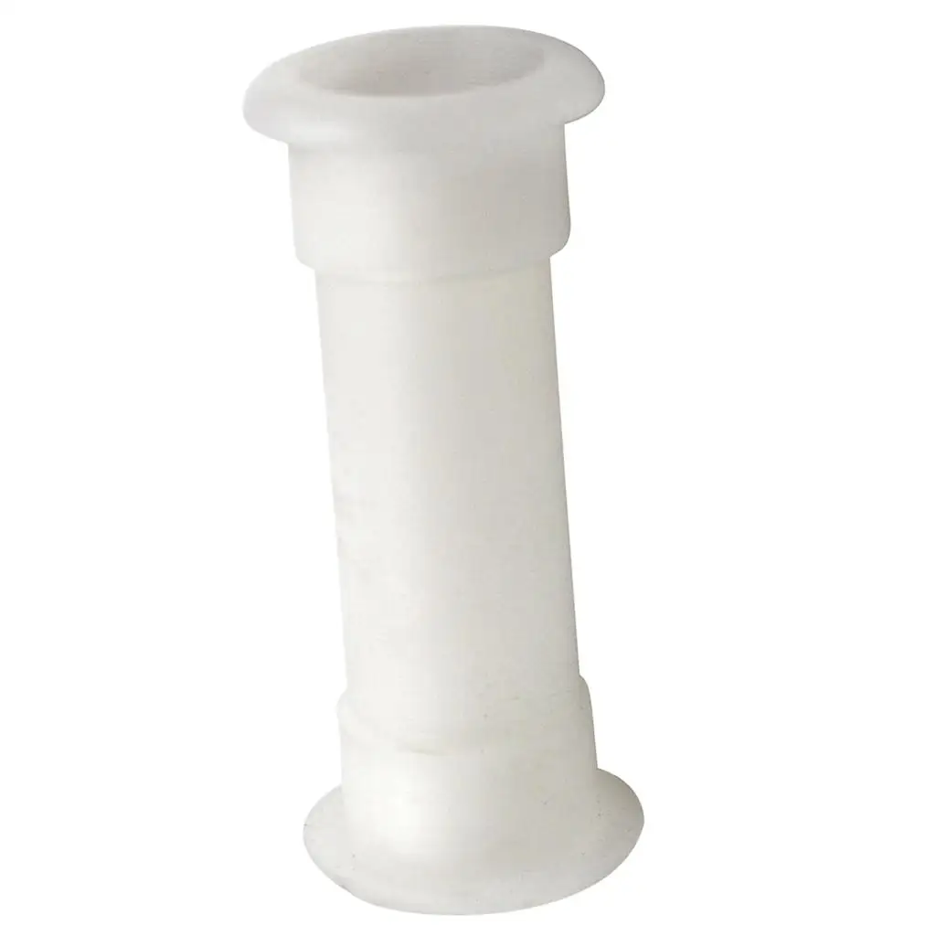 

1 Piece Boat 3/4 Inch Thru Hull White Plastic Drain Tube Up To 2 1/2 Drain Tubes for Boat Transom