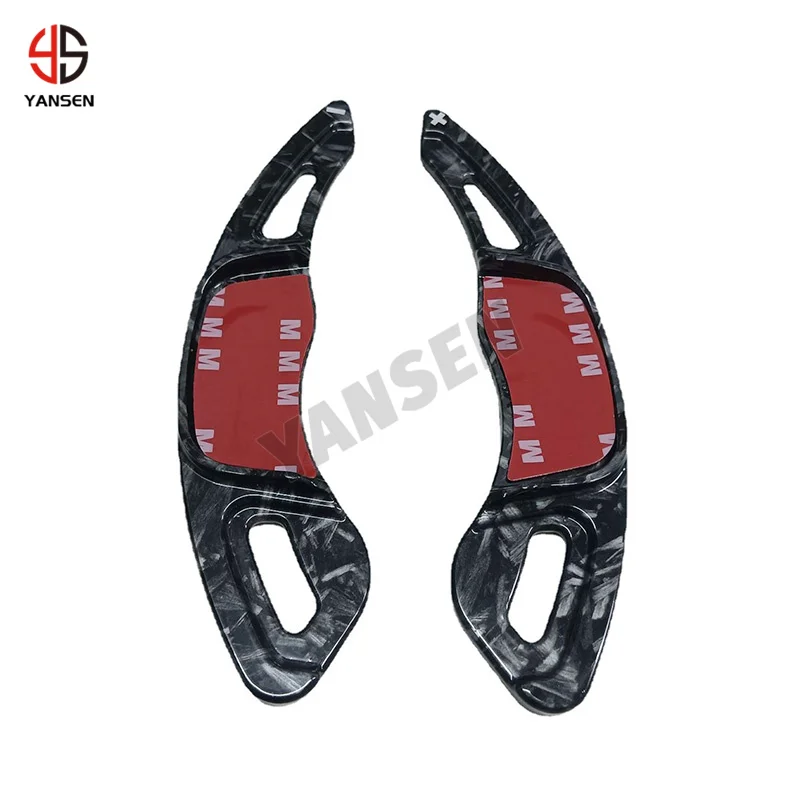 For Golf7 Gti Glof 7.5 Paddle Shifter Steering Wheel ABS Carbon Fiber Sticker Performance Accessories