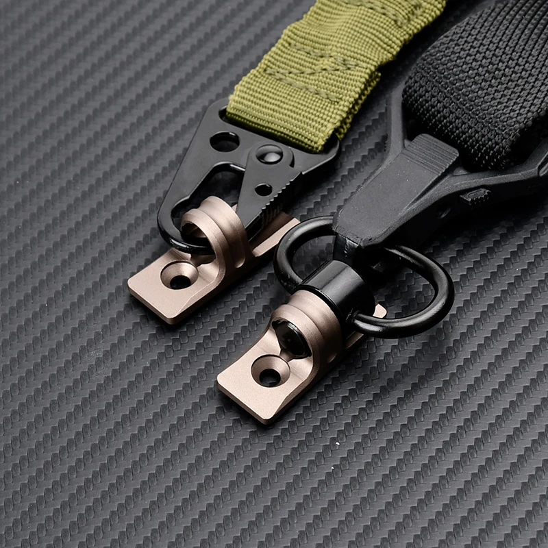 Ultralight Tactical Sling Mount Compact Low Profile QD Swivel Fit KEYMOD System Rail Systems Precision CNC Aluminum Accessory