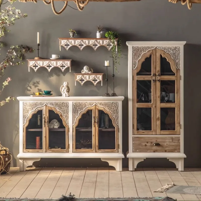 Gabinetes de entrada de lujo, cajones nórdicos Curio para vino, organizador de exhibición, gabinetes para sala de estar, Cajonera de almacenamiento, muebles de moda