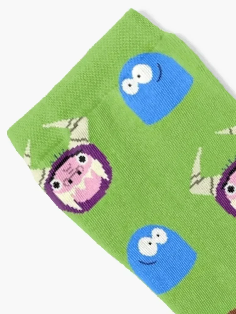 Fosters Home للأصدقاء الخياليين - جوارب بنمط البكسل، جوارب فاخرة، رباط لامع، جوارب شتوية دافئة للنساء والرجال