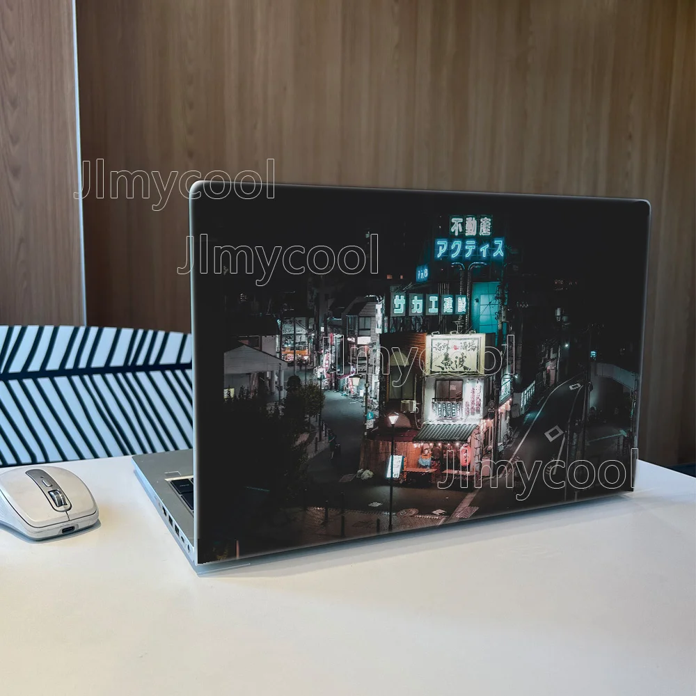 

2 Pieces Janpanese Style House Vinyl Laptop Sticker Self-adhesive Case for HP Lenovo Apple ASUS Easy To Install Decal Stickers