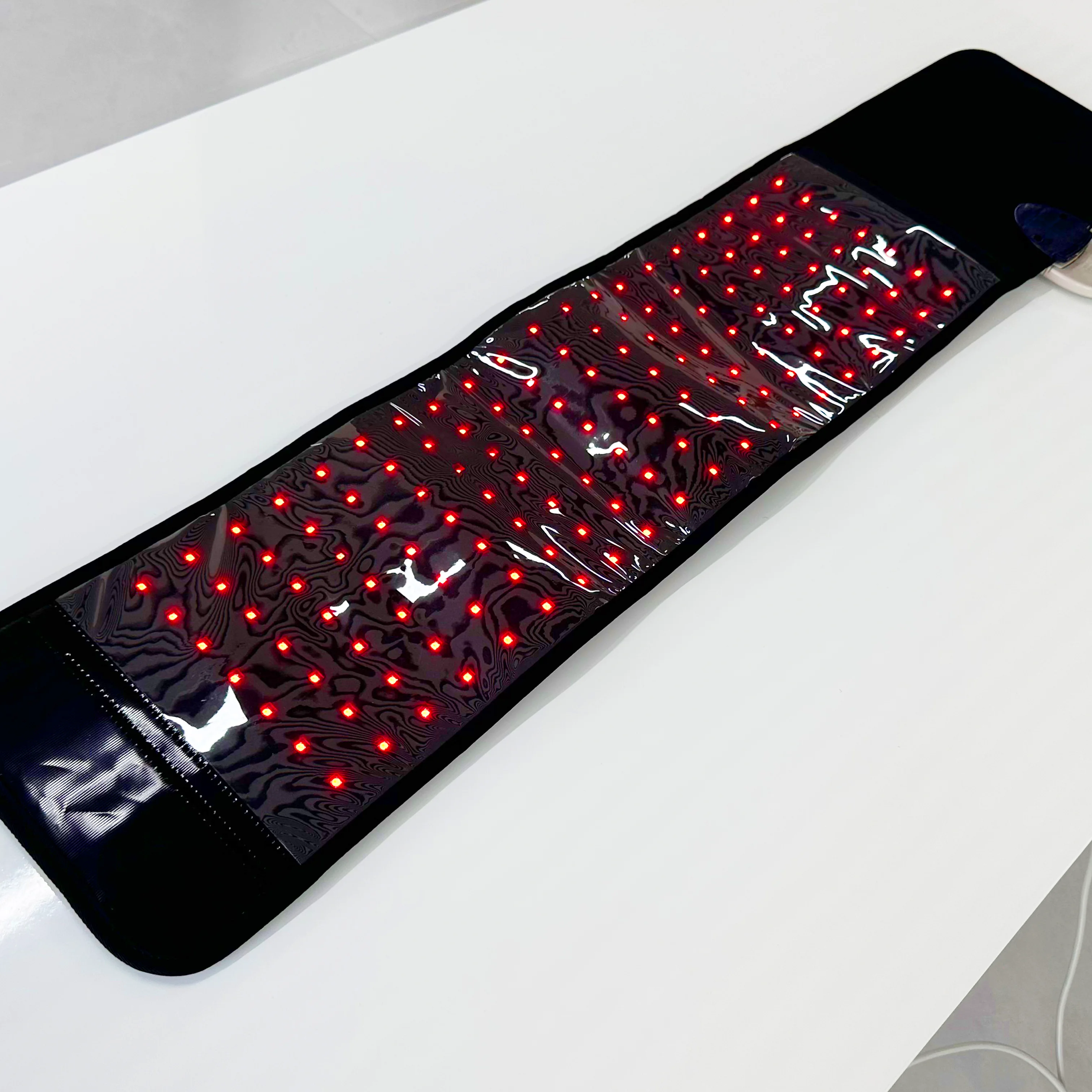 

Fitkang Portable 660nm 850nm LED Belt Pain Relief Red Light Therapy Belt for Home Use Spa