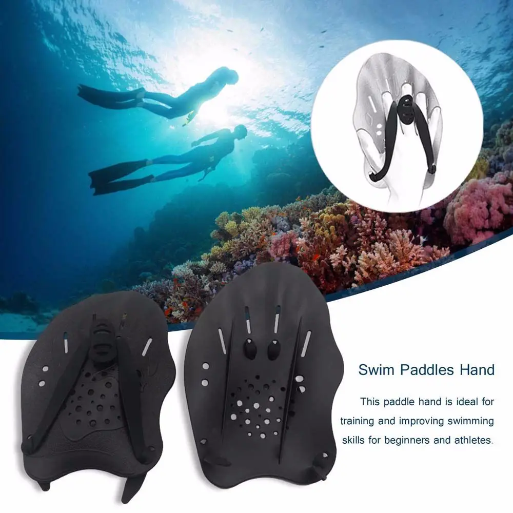 

Adult Gloves Swimming Accessory Training Swimming Strokes Practice Hand Webbed Swimming Paddles Diving Palm Pad Fins Flippers