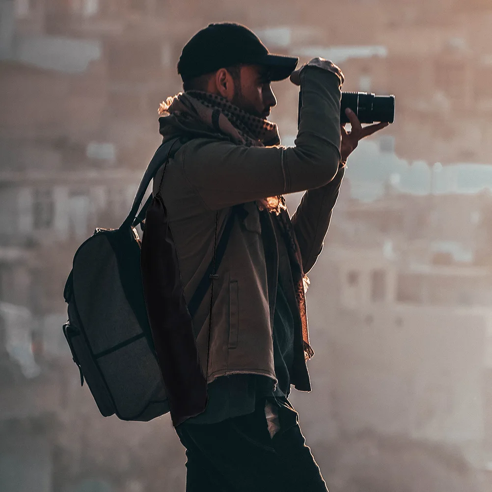 

6Pcs Camera Tripod Organizer Waterproof Nylon Tripod Bag with Drawstring Closure Easy Carry for Photo Lighting Gear Compact