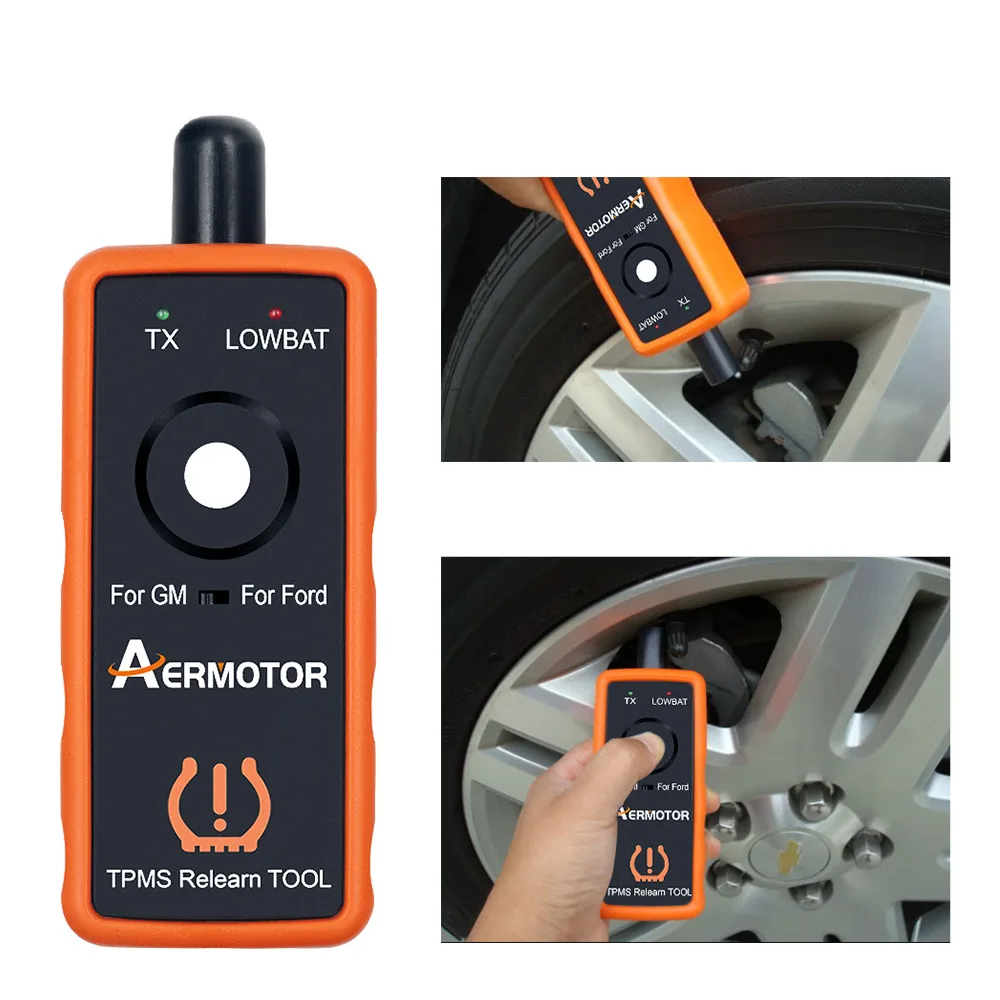 2in1 TPMS Reset Tool Tire Pressure Sensor Reset Meter Activation Diagnostic EL-50448 50449 for GM FORD Buick Chevrolet Cadillac