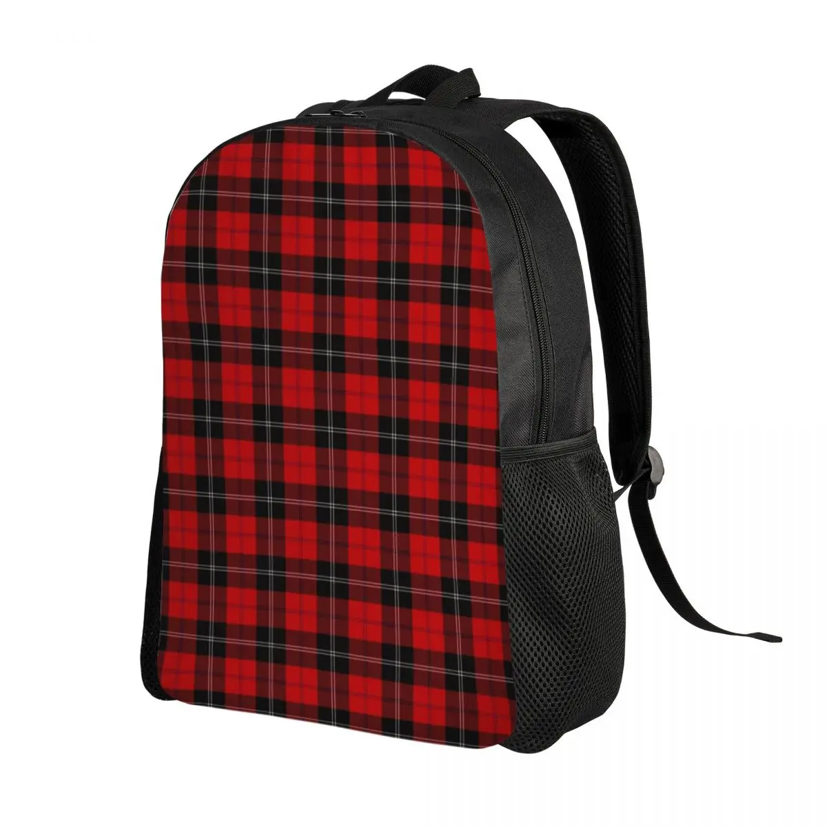 Custom Scottish Clan Tartan Travel Backpack Men Women School Laptop Bookbag Fashion Check Plaid College Student Daypack Bags