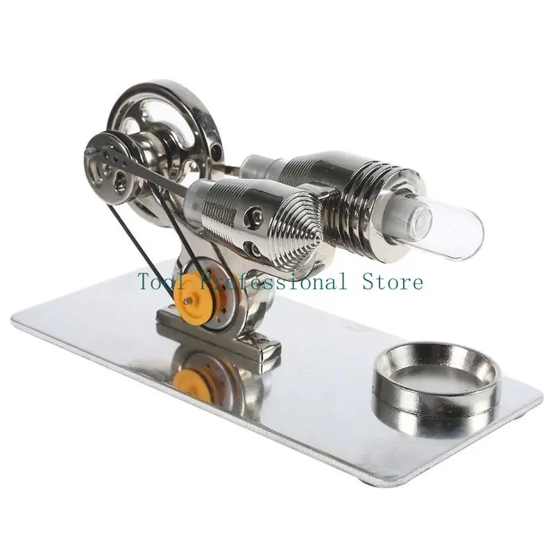 

Модель двигателя Стирлинга 57QF, светодиодный генератор электроэнергии, подарки для энтузиастов технологий