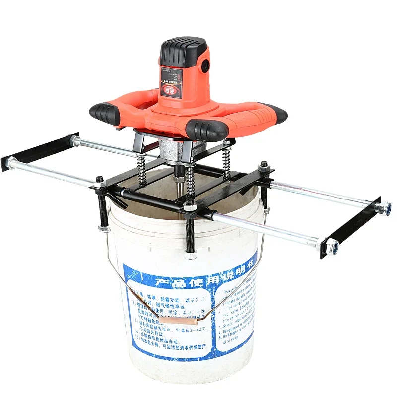High Power Electric Putty Powder Mixer Ash Machine Stainless Steel Handheld Electric Drill Cement Mixer 2680W