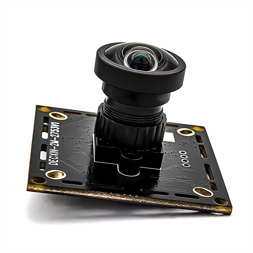 Módulo de câmera USB WGWK 1080P 60FPS com 1,8 mm 120 °   Lente grande angular UVC Plug Play de alta velocidade AEC AEB AGC CCTV PCB Board Webcam