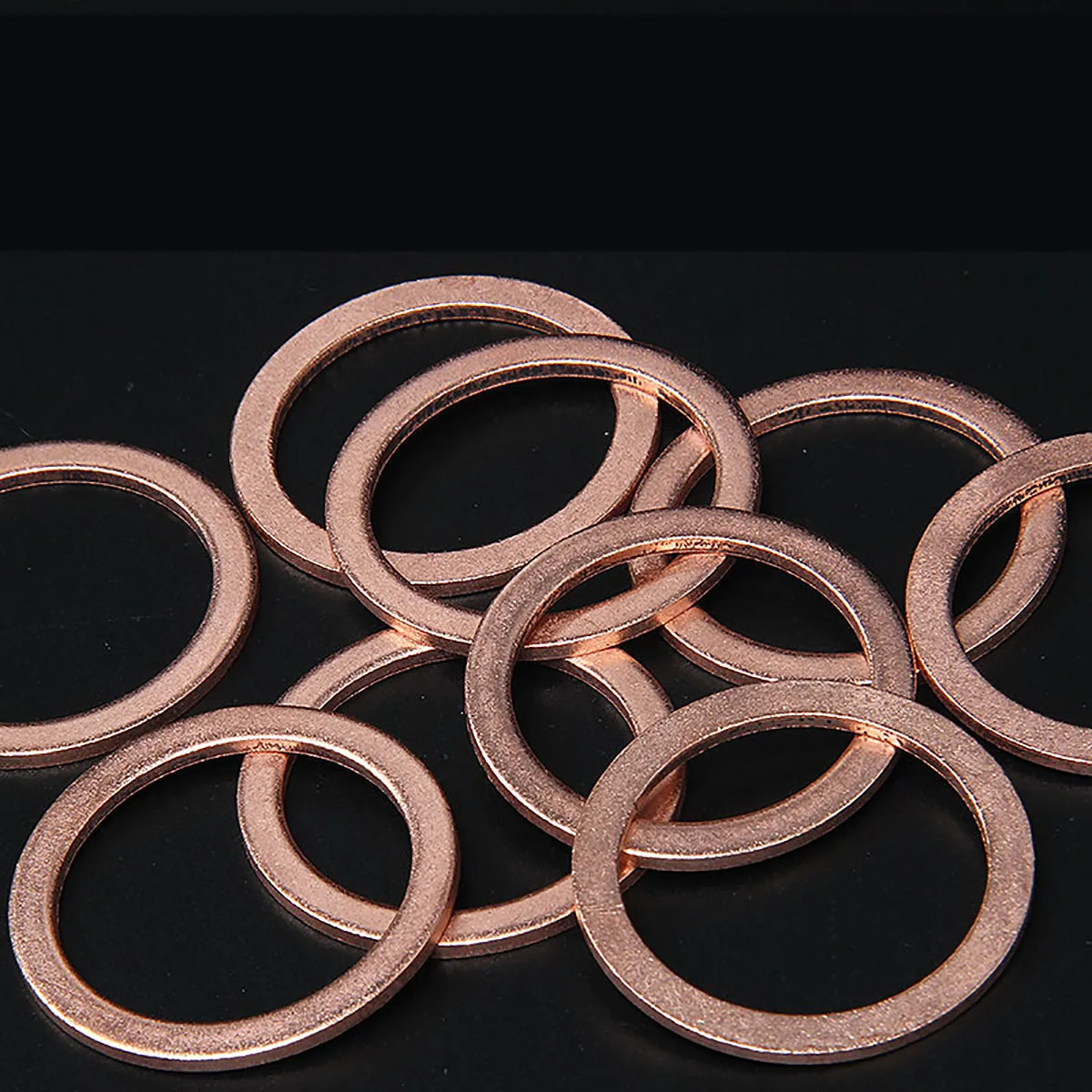 Copper Washer Gasket ID 21-60mm ID 25-68mm Nut And Bolt Set Flat Ring Seal Oil Sump Plug Sealing Oring Motorcycle Valve Spacer